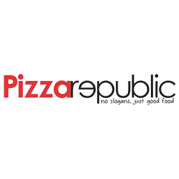 Pizza Republic logo.